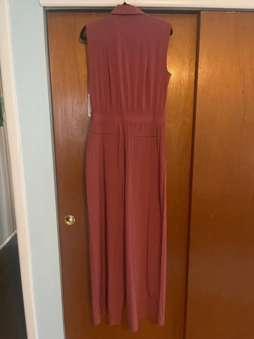 NWT Athleta Brooklyn Heights Wide Leg Jumpsuit in Mauve size 8 Tall - Picture 12 of 12